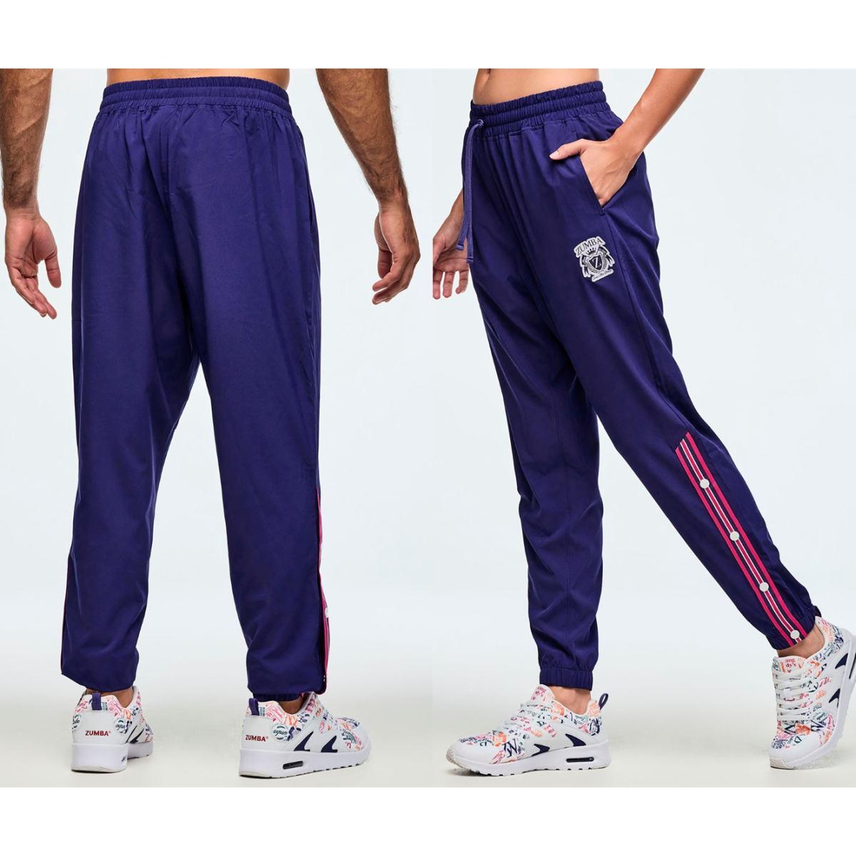 Class of 2001 Woven Track Pants With Side Snaps