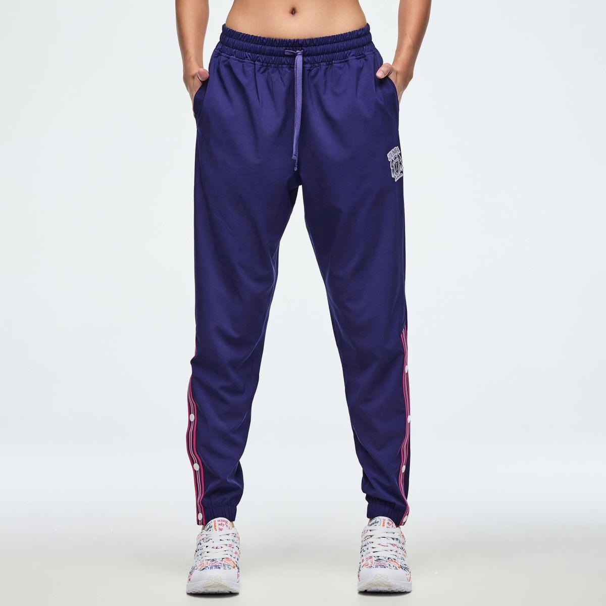 Class of 2001 Woven Track Pants With Side Snaps