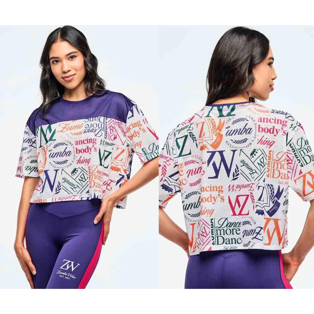 Class of 2001 Mesh Boxy Crop Top
