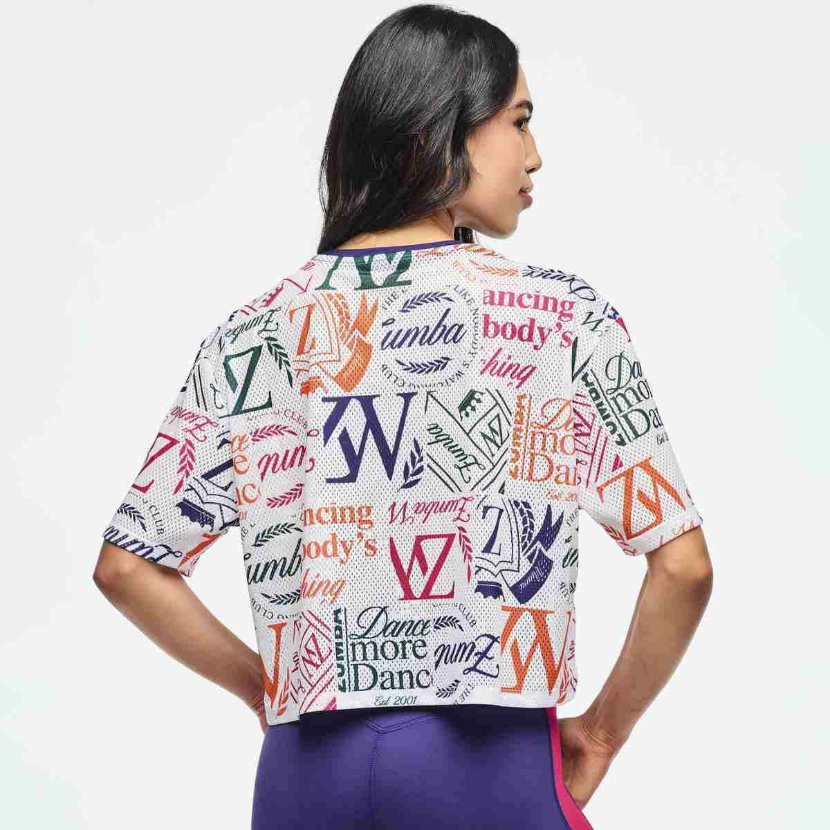 Class of 2001 Mesh Boxy Crop Top
