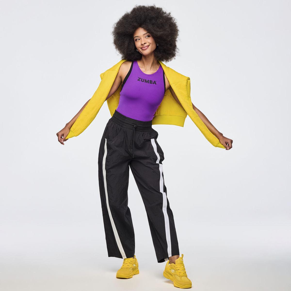 Apres Zumba High Rise Crop Track Pants