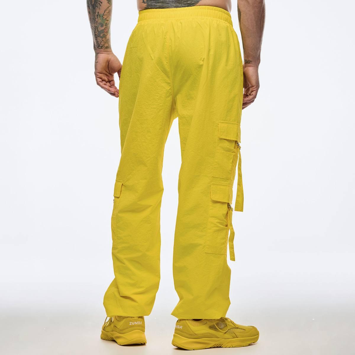 Apres Zumba High Rise Cargo Pants With Tassels