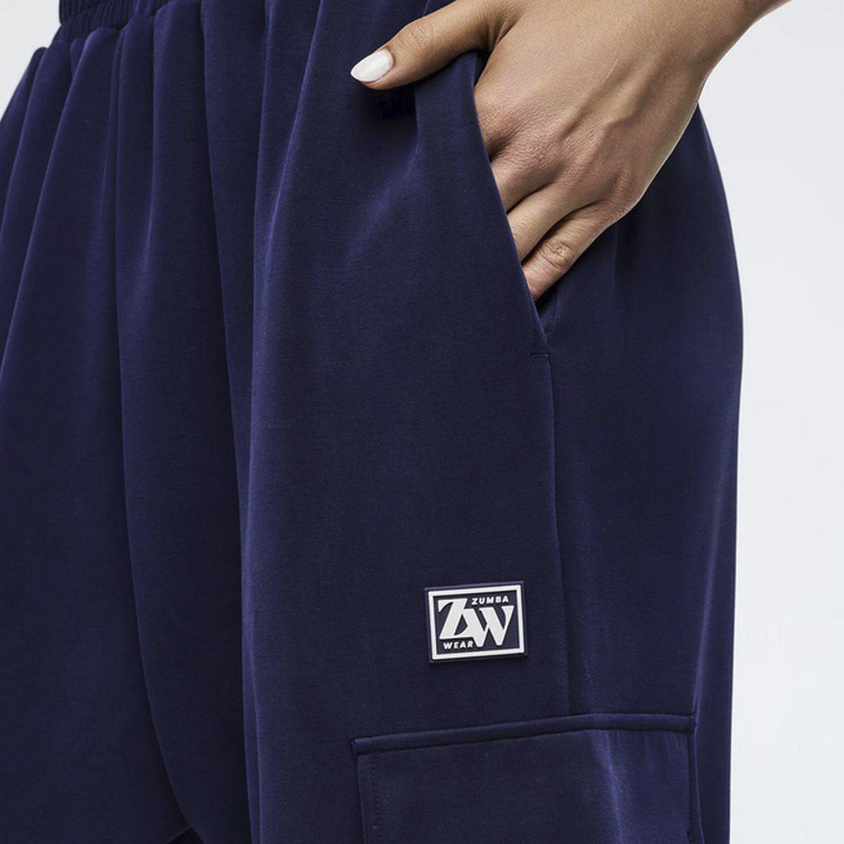 Apres Zumba Modal Slouch Cargo Pants - Indigo