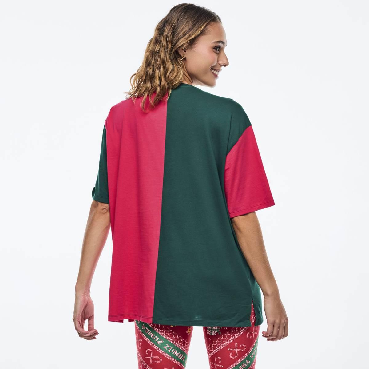 Zumba Holiday Men's Oversized Crew Neck Tee