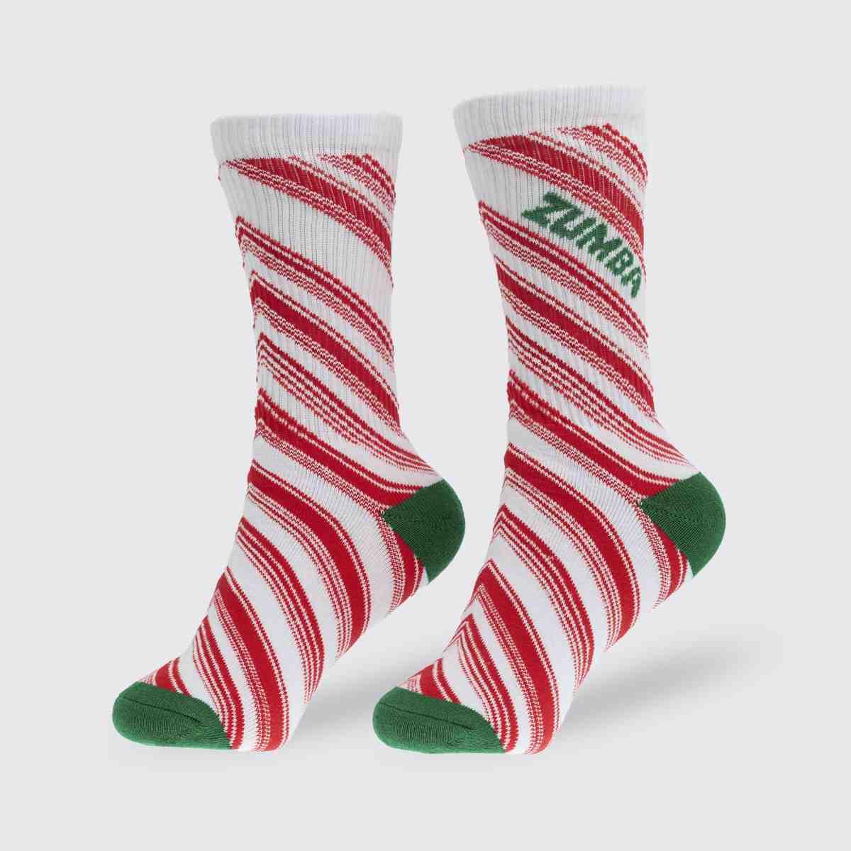 Zumba Plush High Socks - Stripes