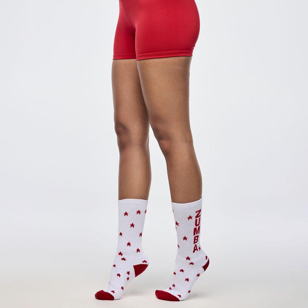 Zumba Plush High Socks - Stripes