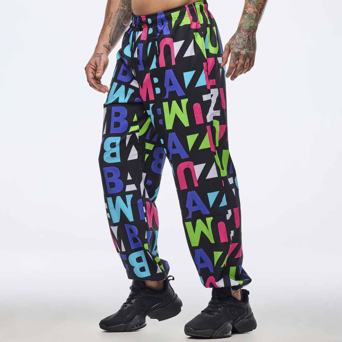 Neon Baggy Woven Pants