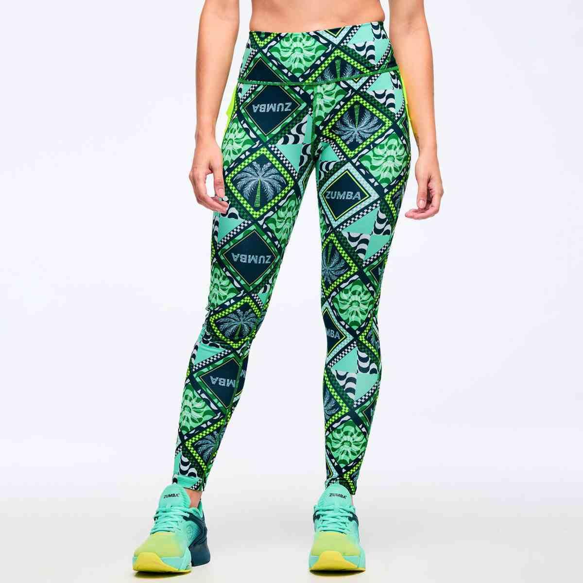 Latin Movement Z-Lift High Waisted Ruffle Back Ankle Leggings