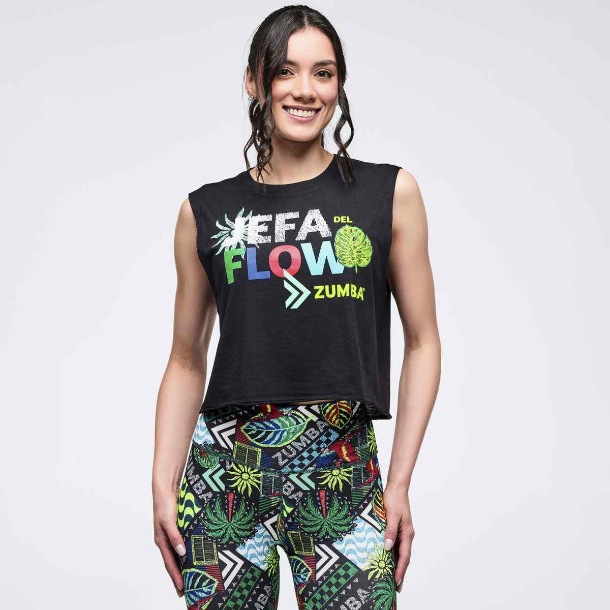 Latin Movement Muscle Crop Tank