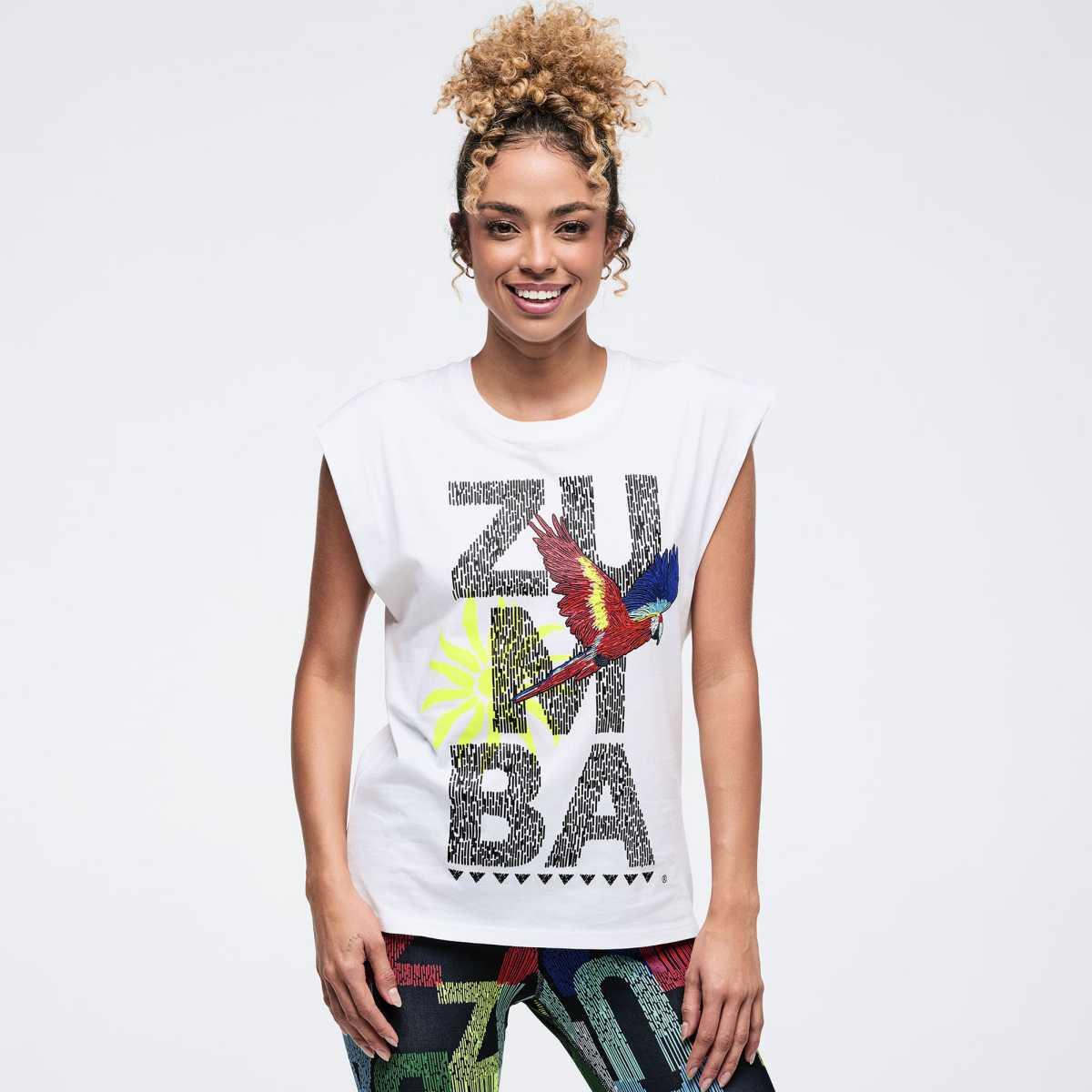 Latin Movement Muscle Tank With Extended Shoulder