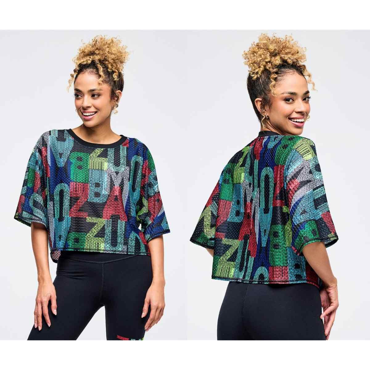 Latin Movement Boxy Dolman Crop Top