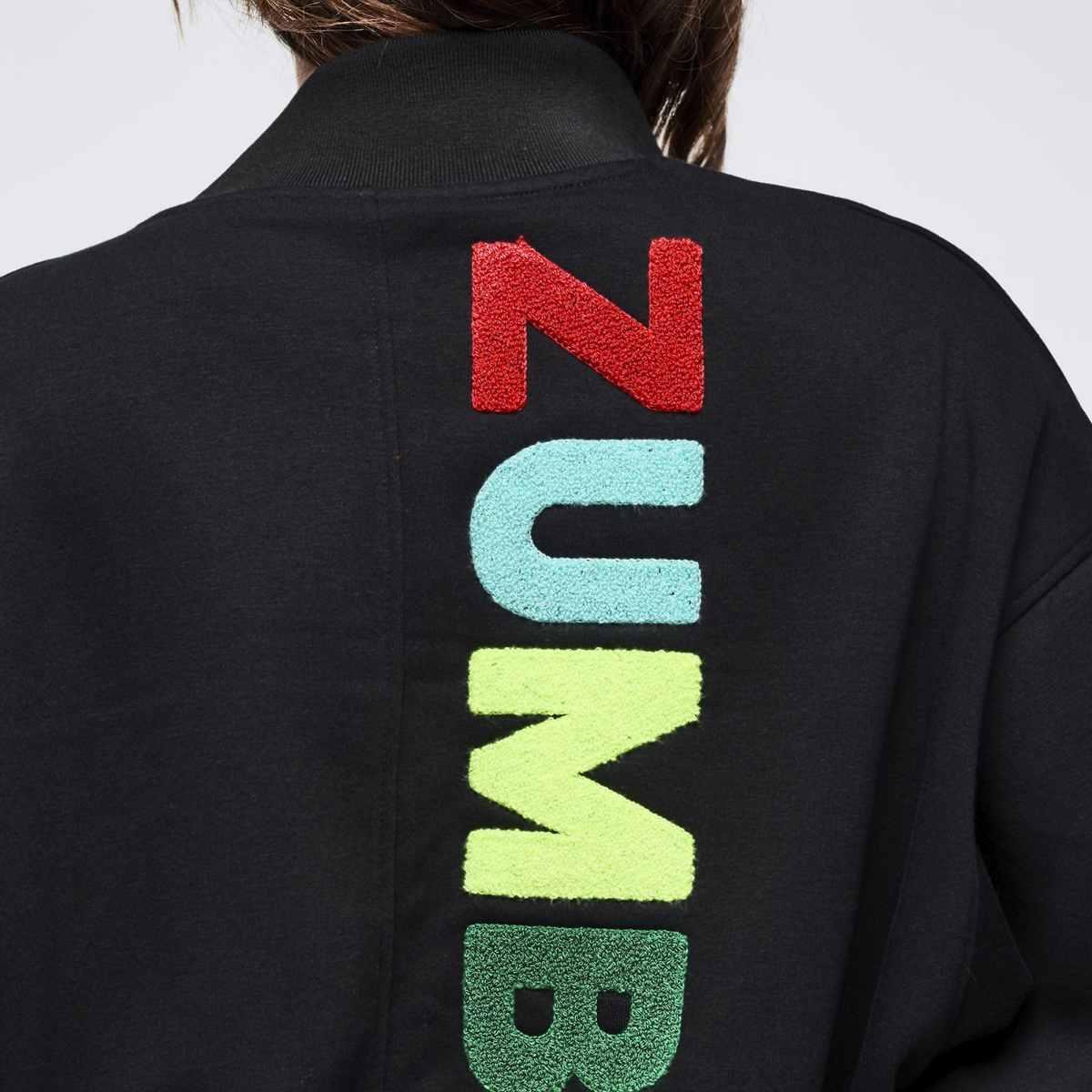 Latin Movement Drop Shoulder Zip-Up Jacket