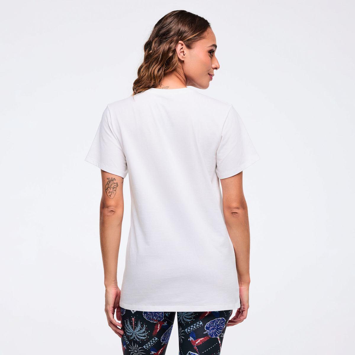 Latin Movement Unisex Crew Neck Tee - White
