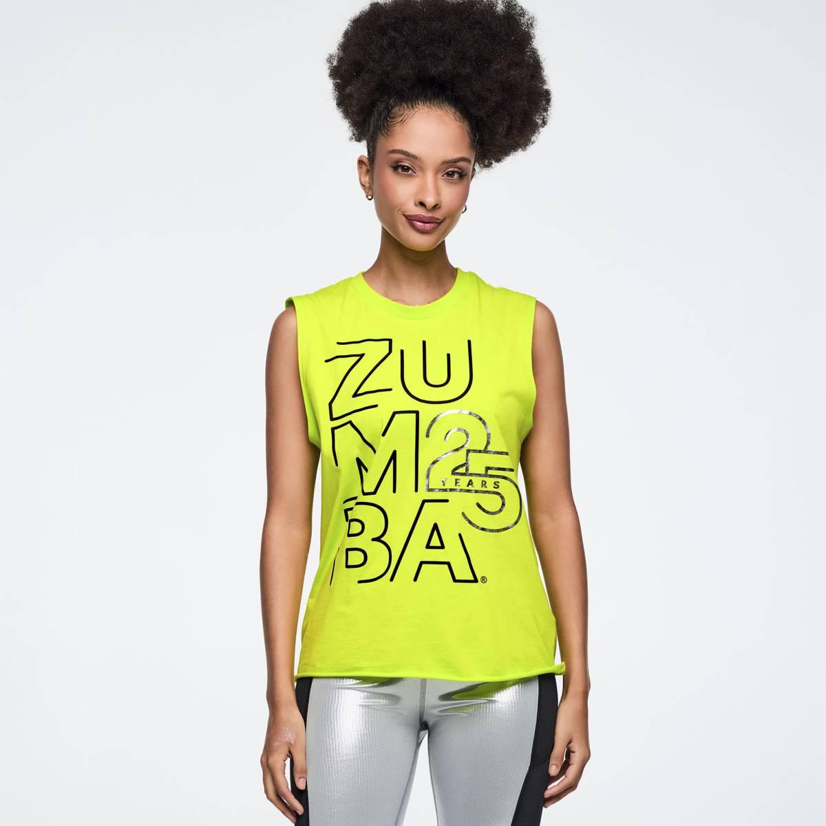 Zumba 25 Crew Neck Muscle Tank