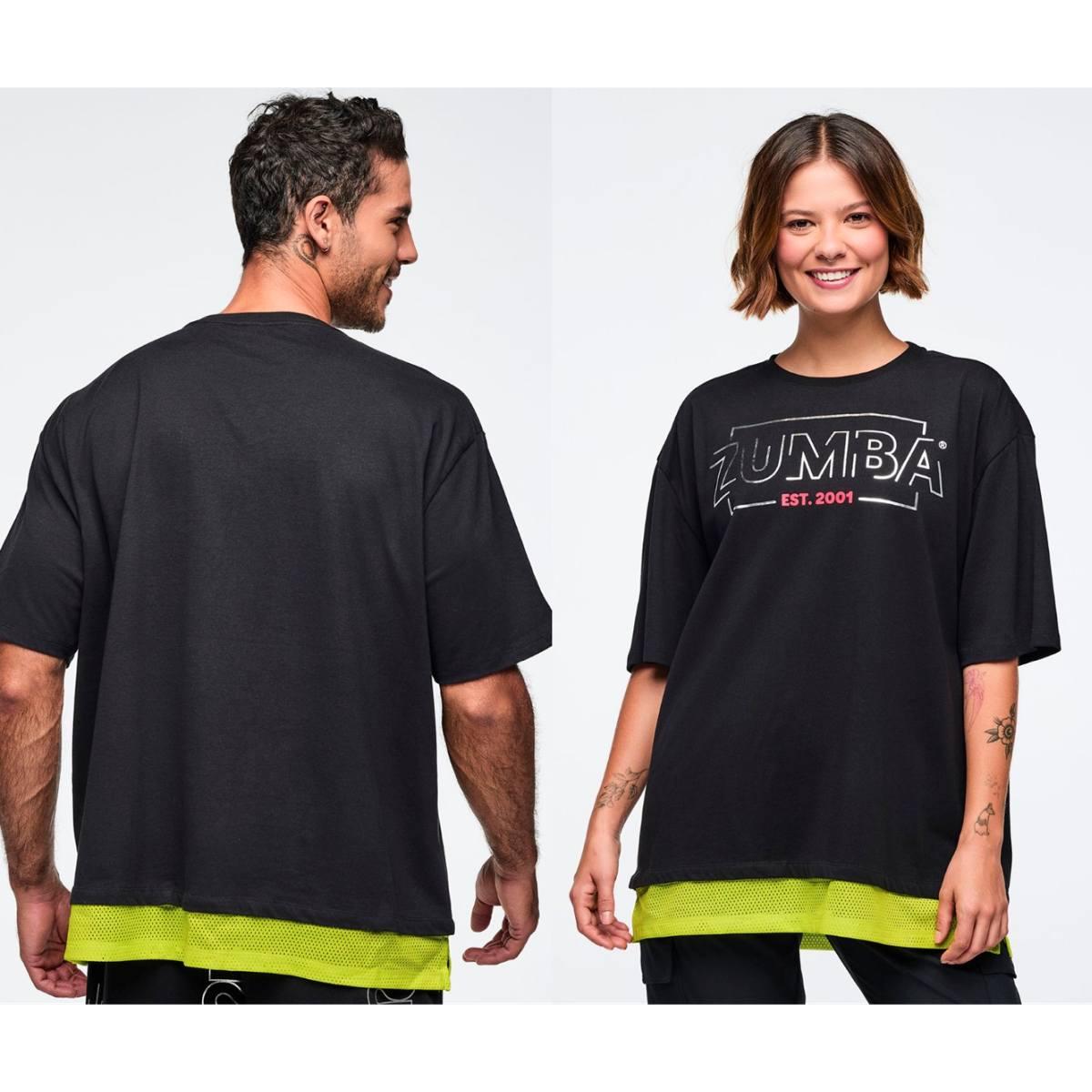 Zumba 25 Men's Tee With Double Layered Hem