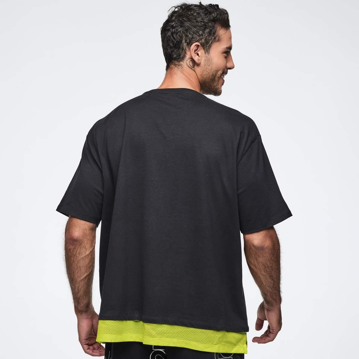 Zumba 25 Men's Tee With Double Layered Hem