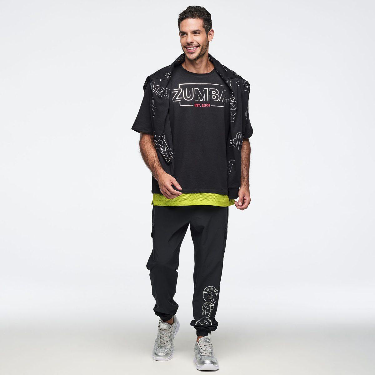 Zumba 25 Men's Tee With Double Layered Hem