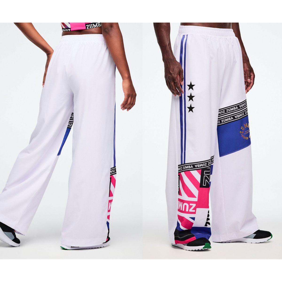 Worldwide High Waisted Wide Leg Track Pants