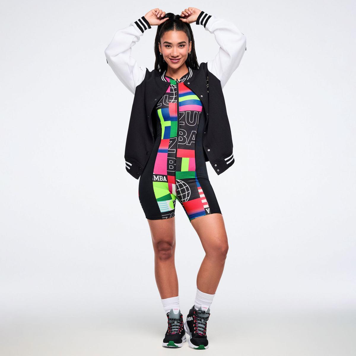Worldwide Racerback Half Zip Bodysuit