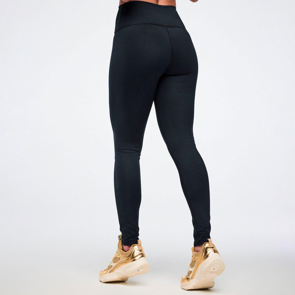 Worldwide High Waisted Ankle Legging - Black