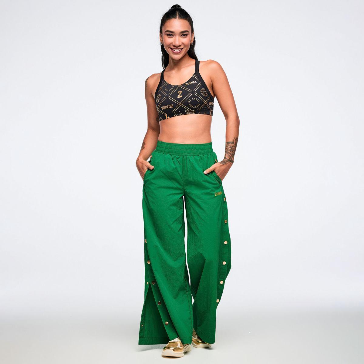 Worldwide Wide Leg Pants With Side Snaps