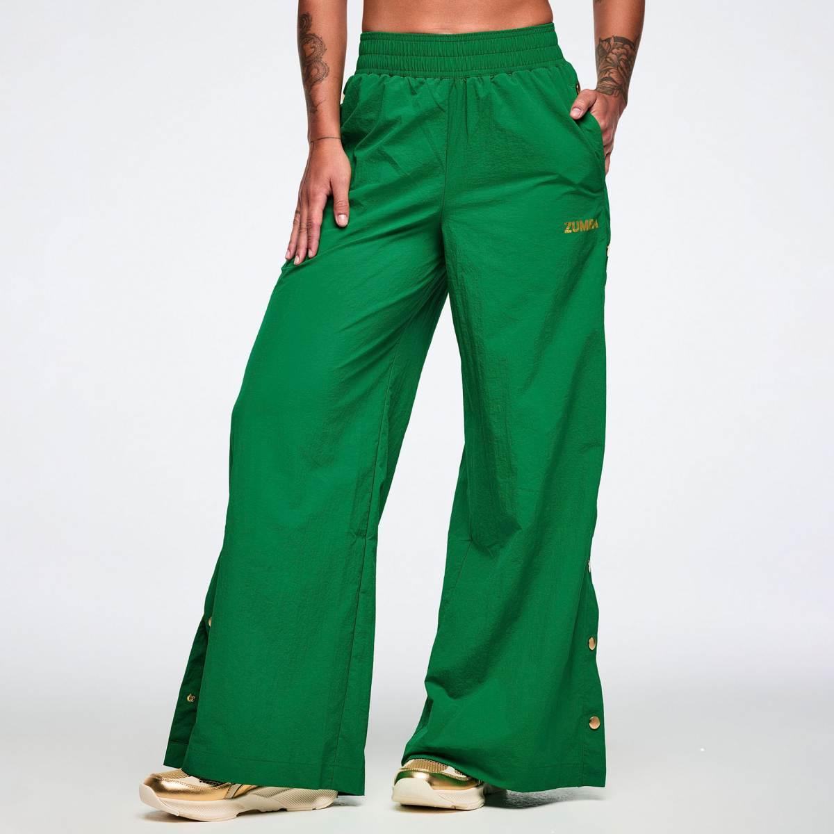 Worldwide Wide Leg Pants With Side Snaps