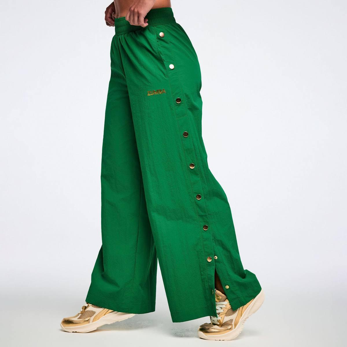 Worldwide Wide Leg Pants With Side Snaps