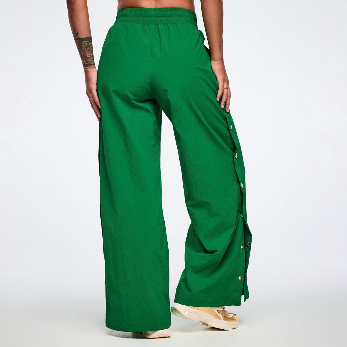 Worldwide Wide Leg Pants With Side Snaps