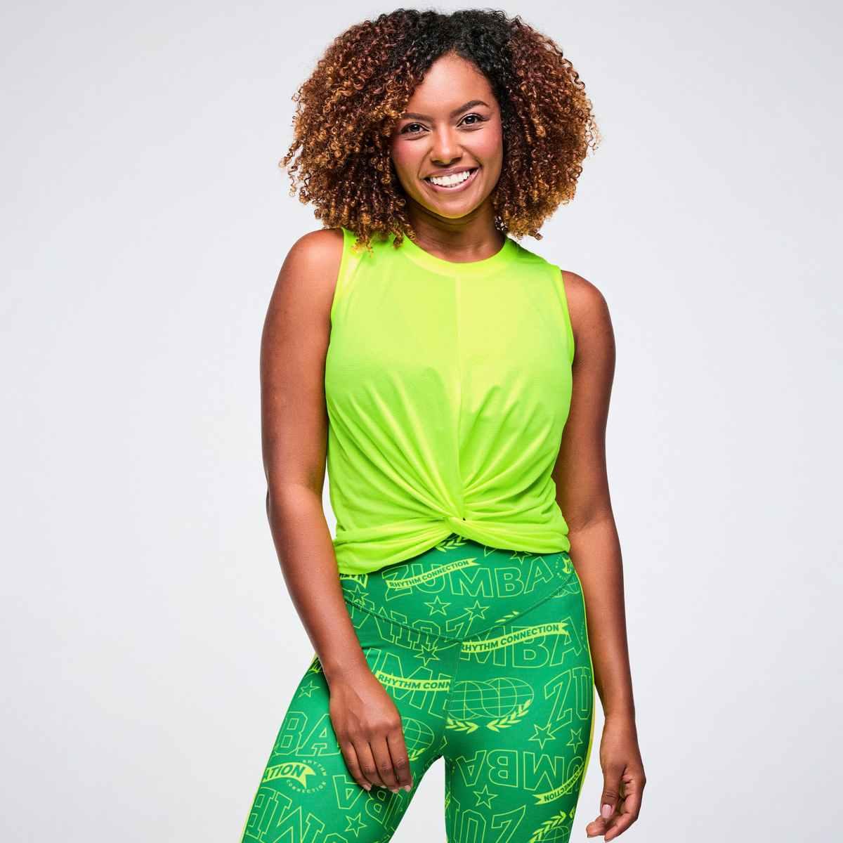 Worldwide Front Twist Mesh Tank