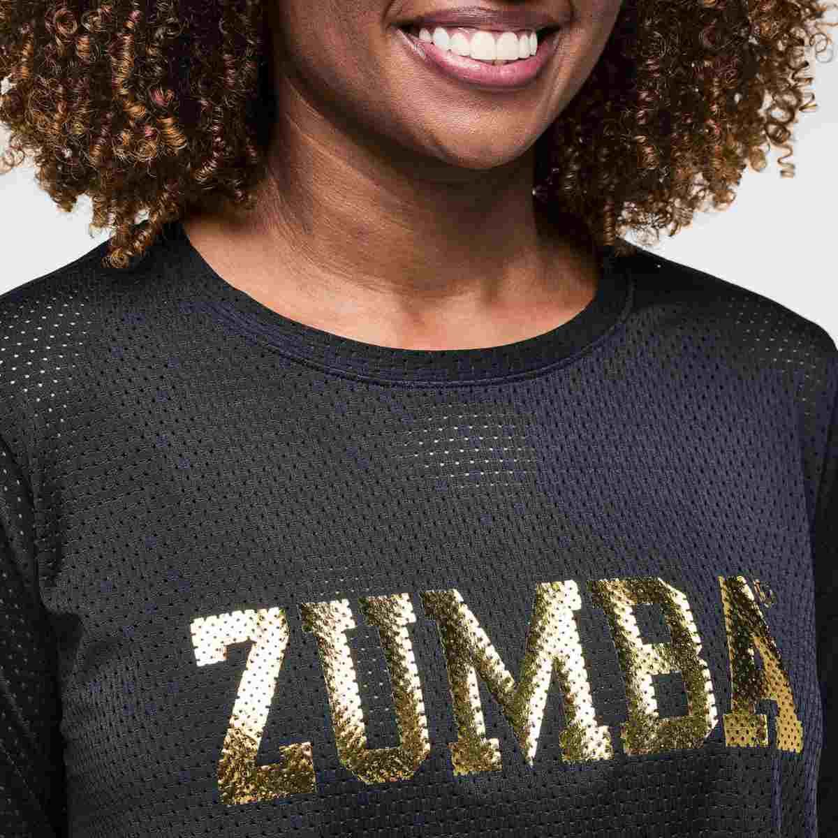 Worldwide Long Sleeve Loose Mesh Top