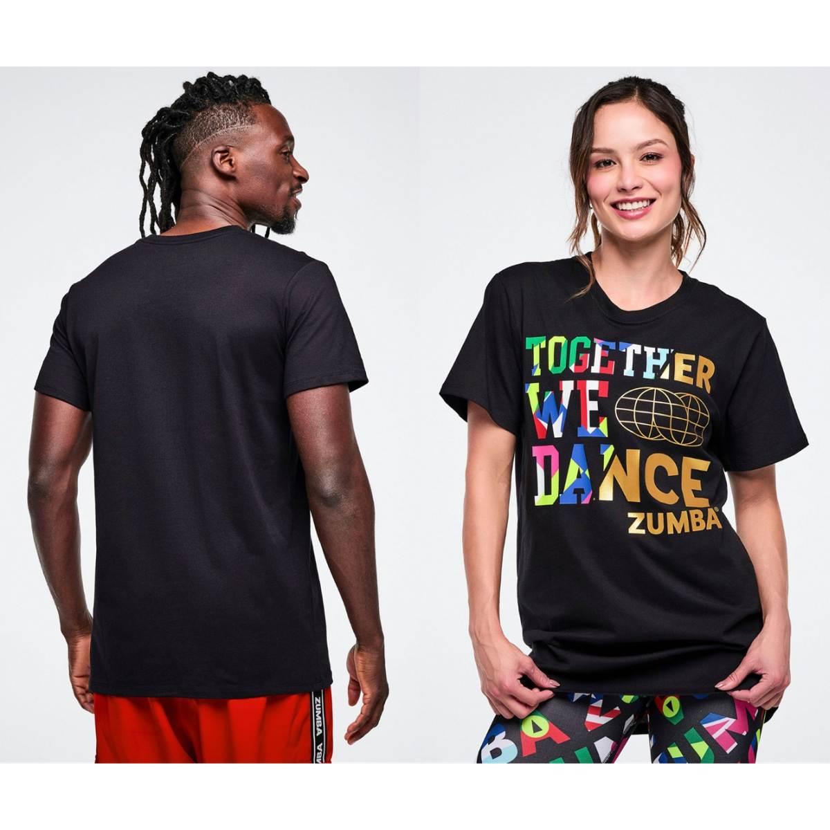 Worldwide Unisex Crew Neck Tee - Black