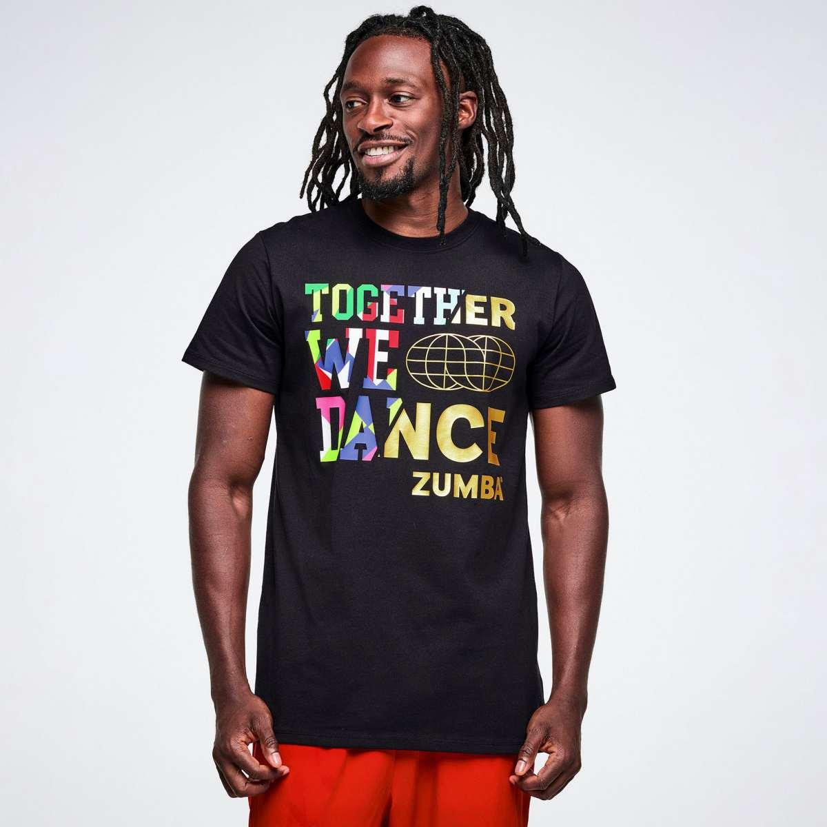 Worldwide Unisex Crew Neck Tee - Black