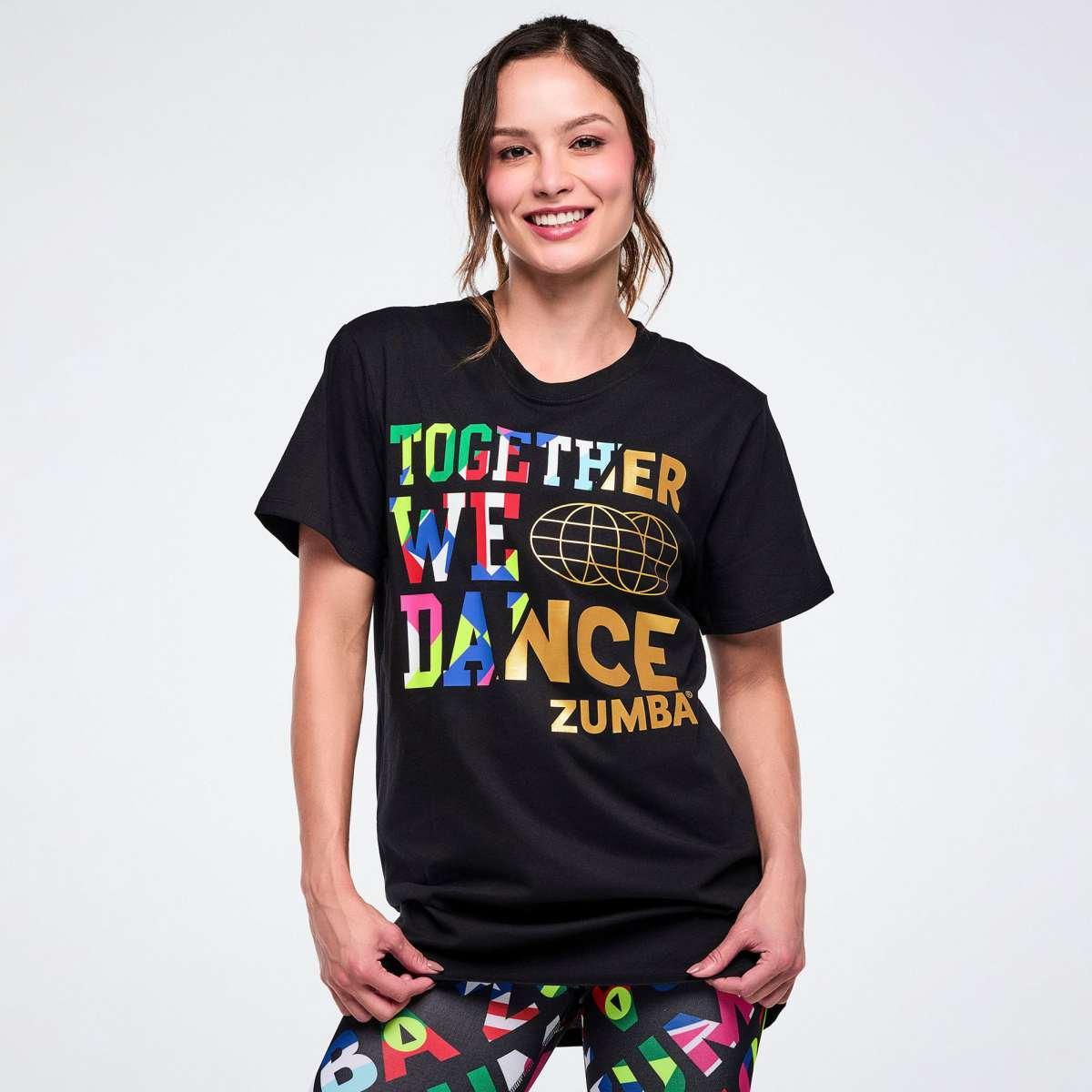 Worldwide Unisex Crew Neck Tee - Black