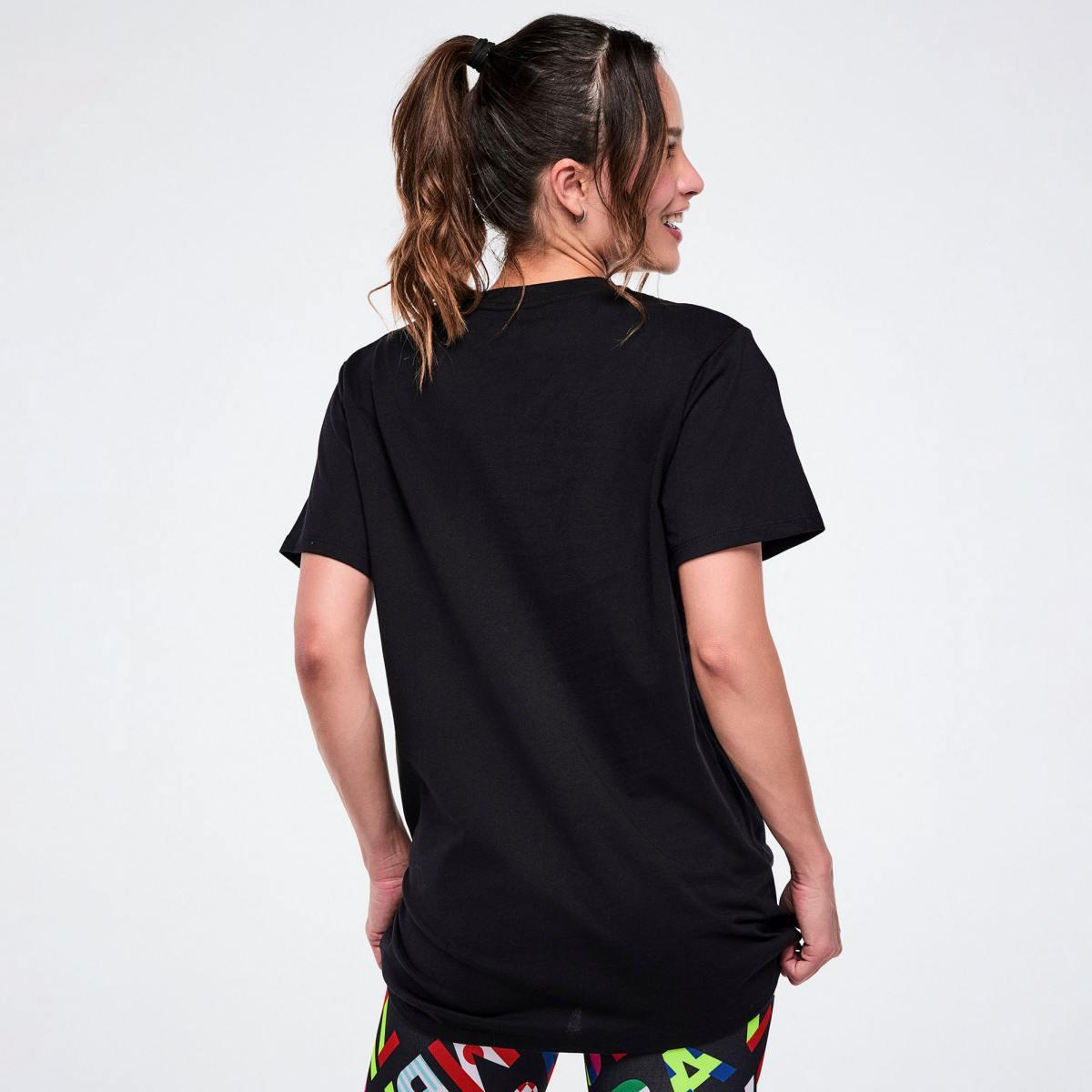 Worldwide Unisex Crew Neck Tee - Black