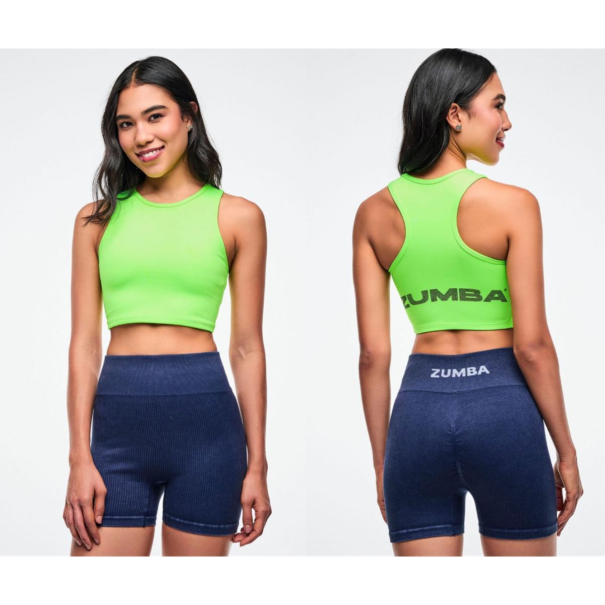 Jean Jamz High Neck Crop Tank