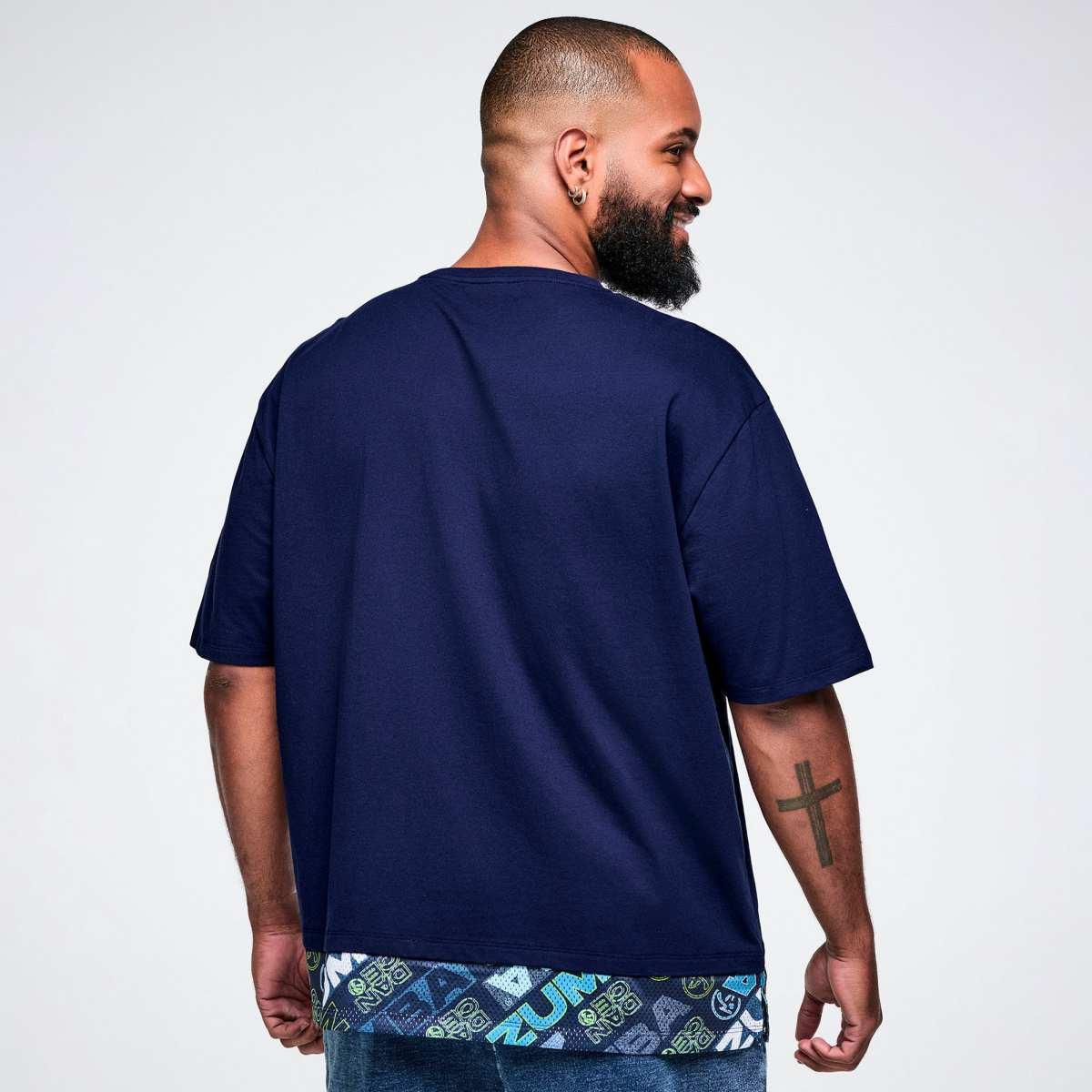 Jean Jamz Men's Double Layer Hem Tee