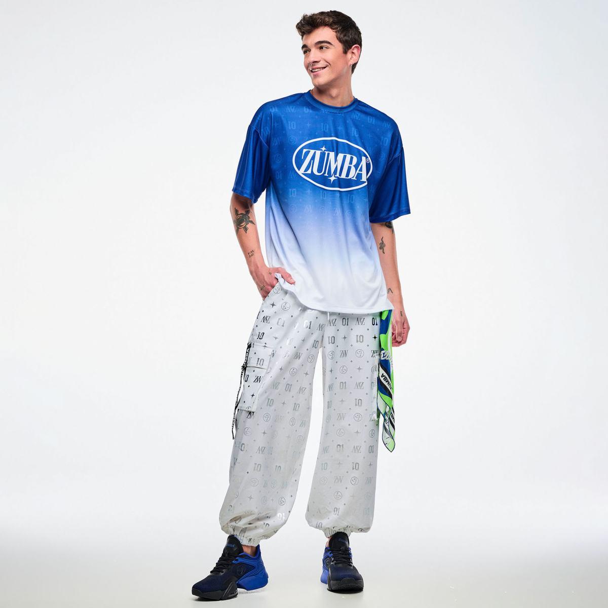 Dale-Z Parachute Cargo Pants - White/Silver