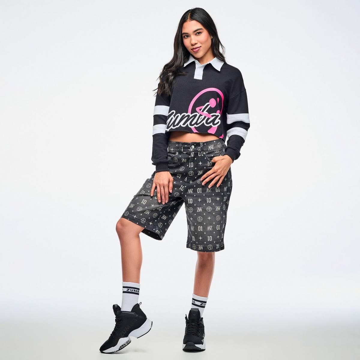 Dale-Z Long Sleeve Crop Polo