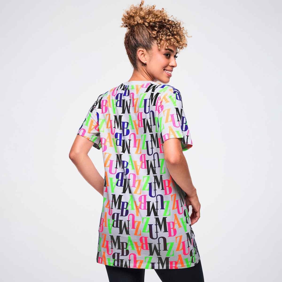 Dale-Z Unisex Crew Neck Tee - White/Multi