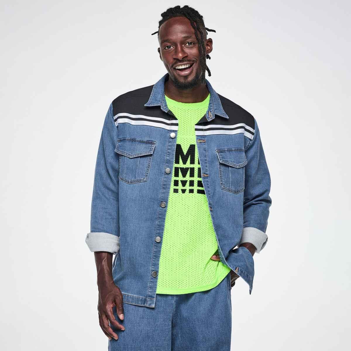 Dale-Z Combo Denim Shacket
