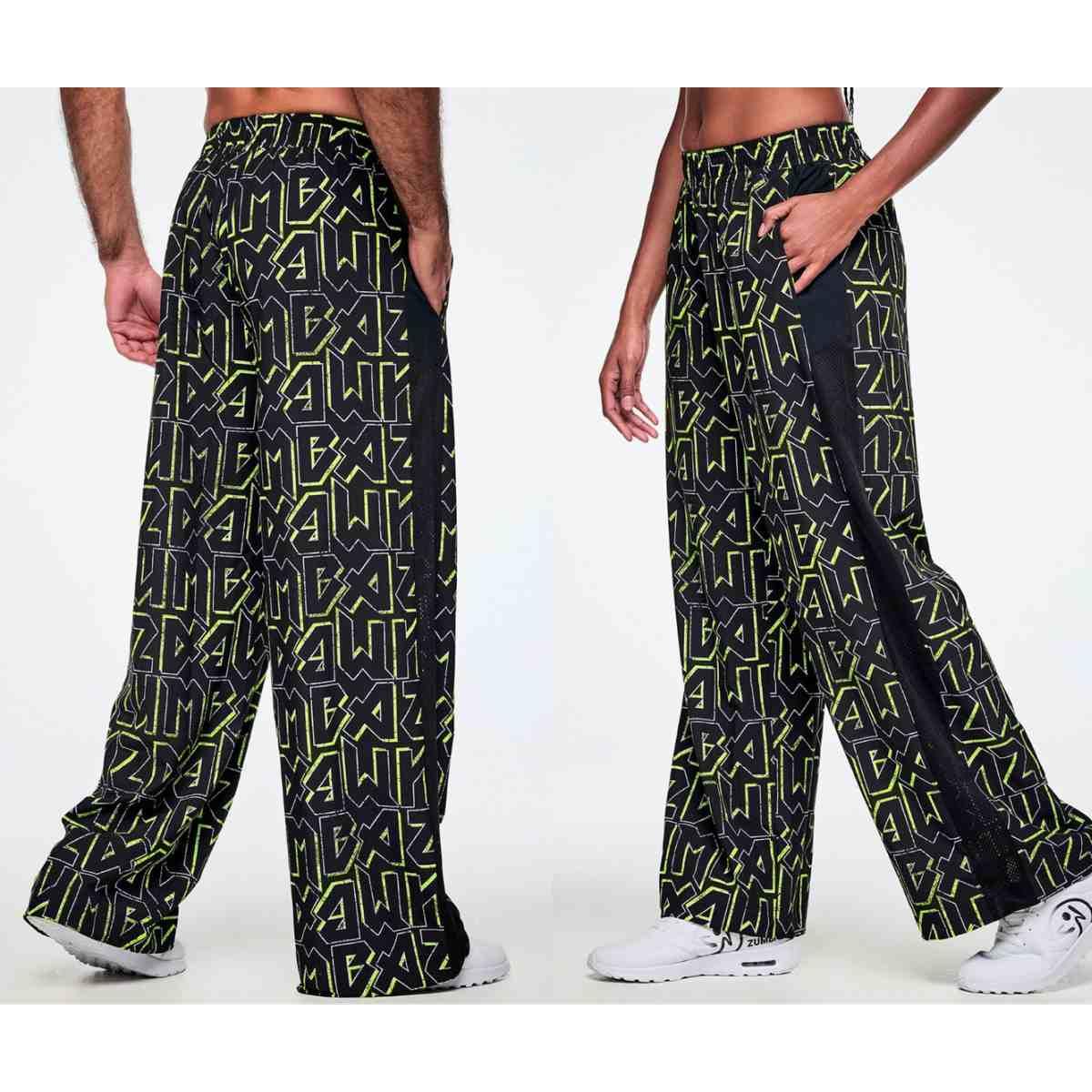 Rock 'n' Roll High Waisted Wide Leg Track Pants