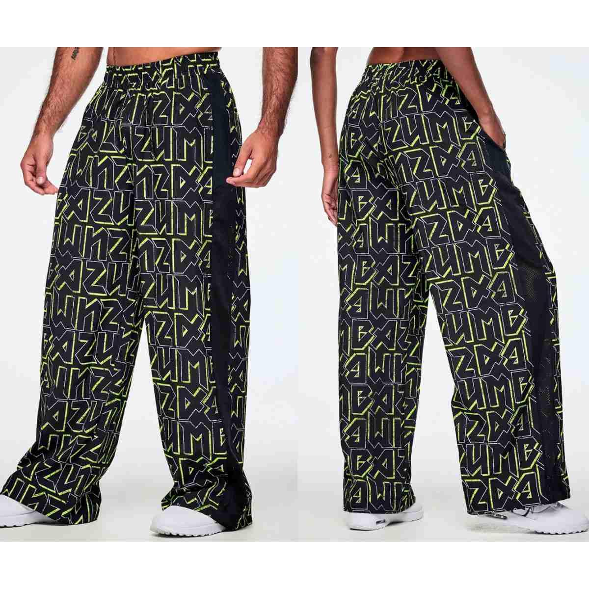 Rock 'n' Roll High Waisted Wide Leg Track Pants