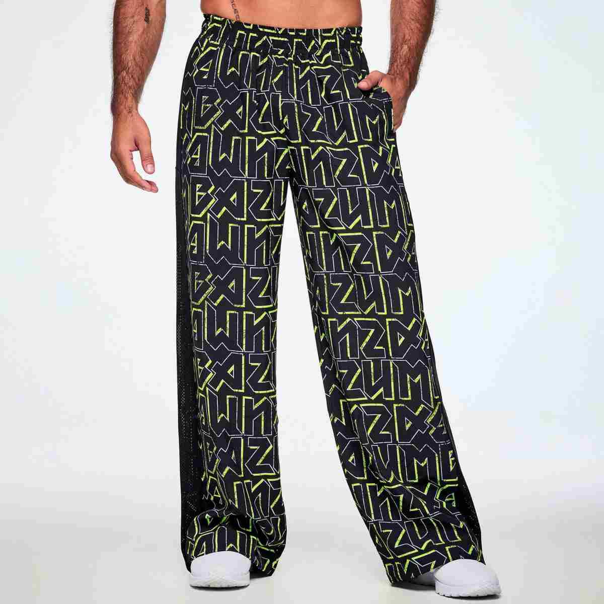 Rock 'n' Roll High Waisted Wide Leg Track Pants