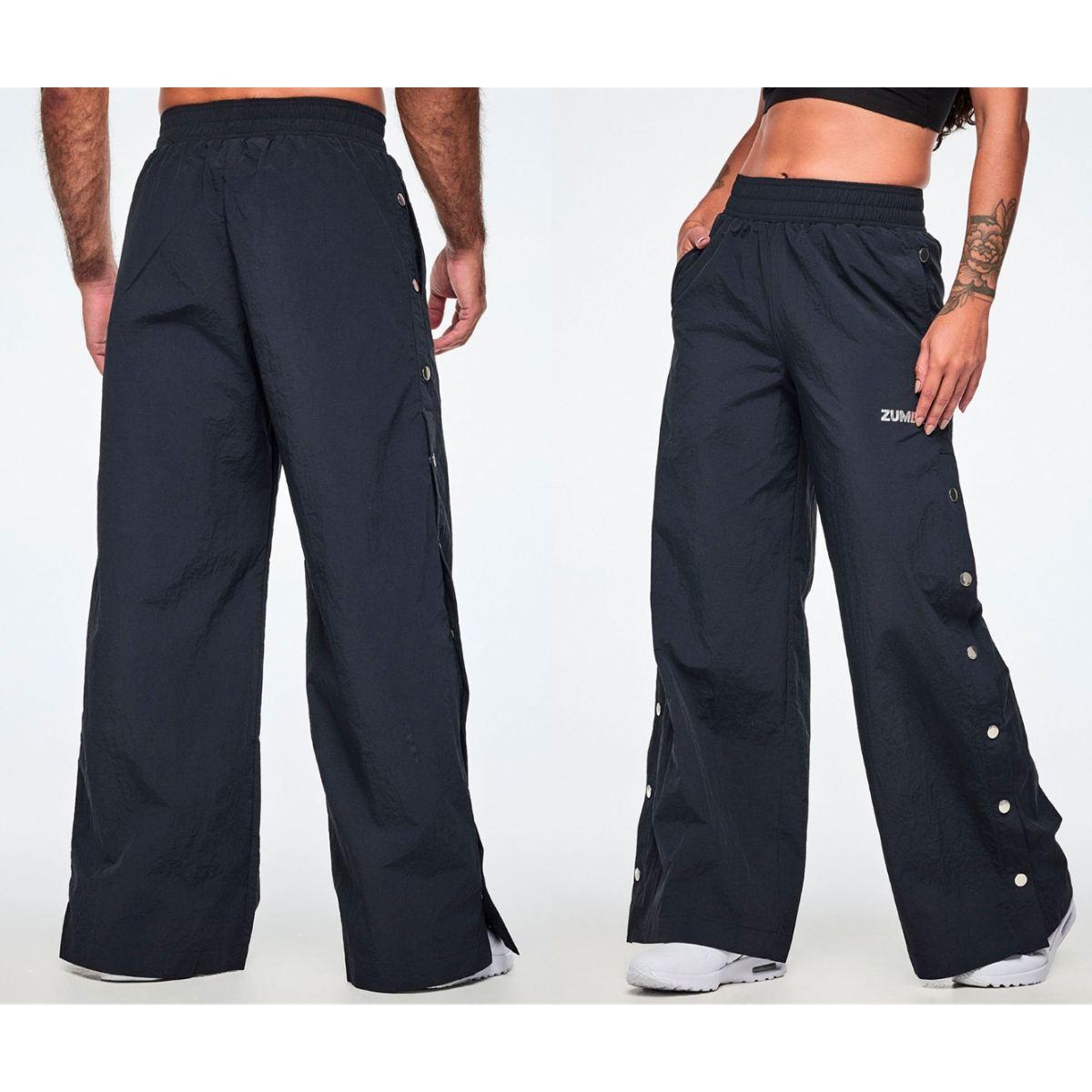 Rock 'n' Roll Wide Leg Pants With Side Snaps
