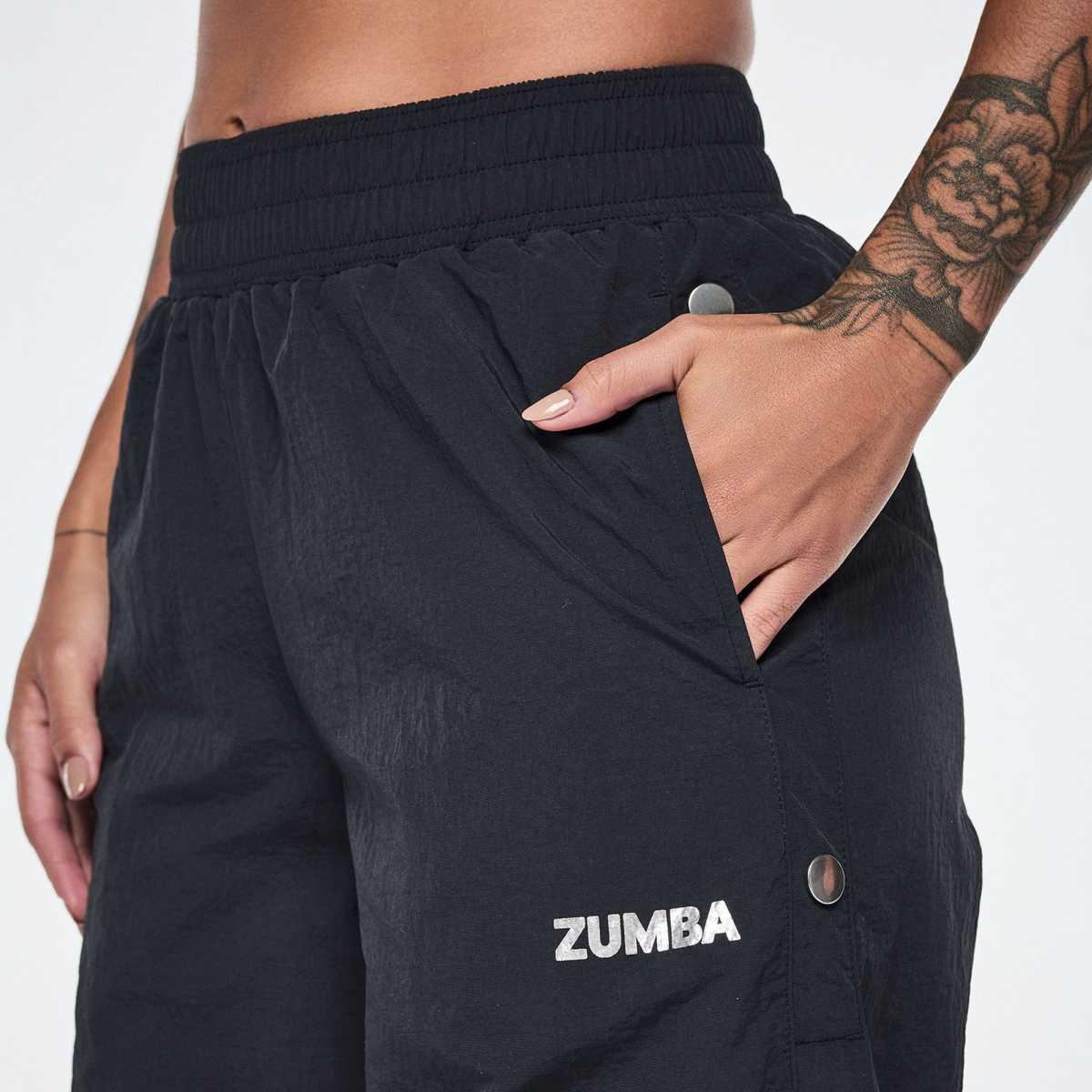 Rock 'n' Roll Wide Leg Pants With Side Snaps