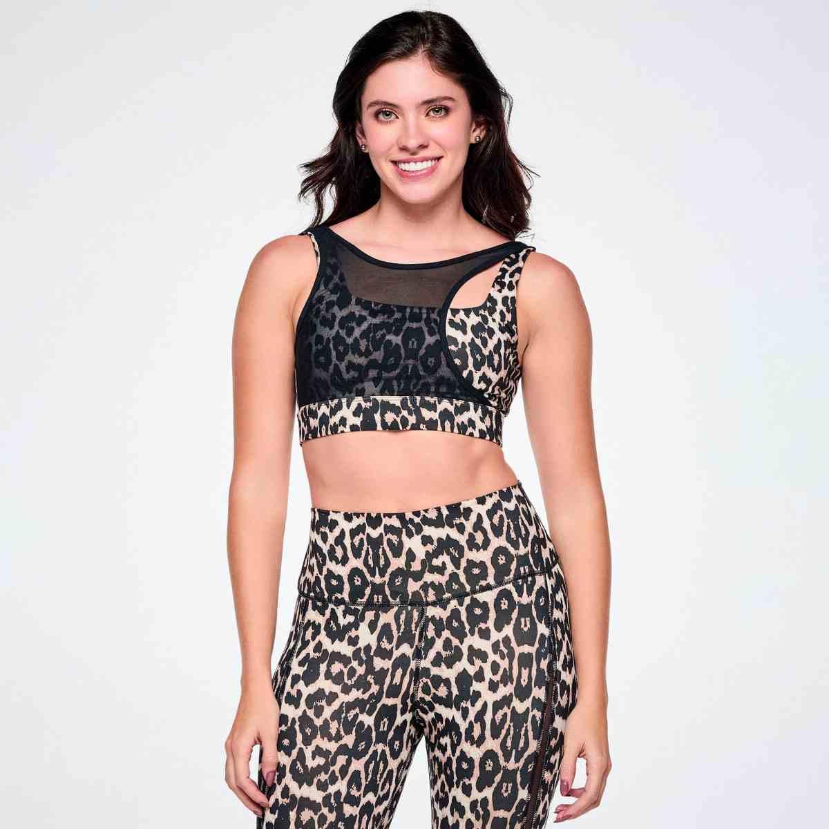 Rock 'n' Roll Z-Lift Square Neck Bra With Mesh