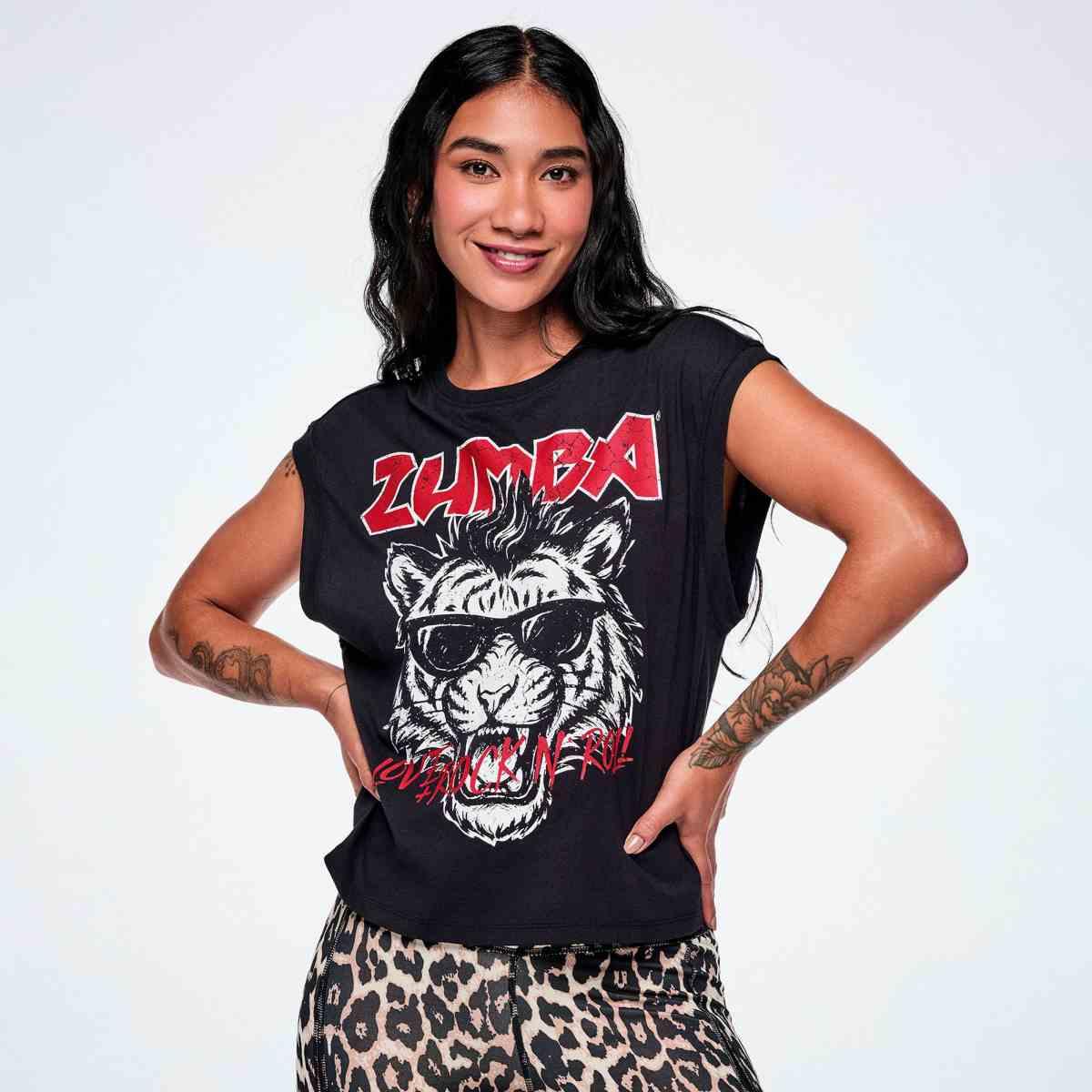 Rock 'n' Roll Extended Shoulder Loose Tank
