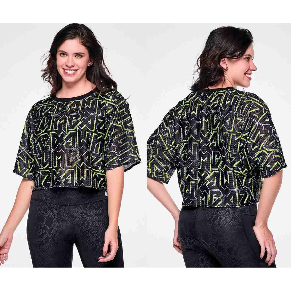 Rock 'n' Roll Mesh Boxy Crop Top