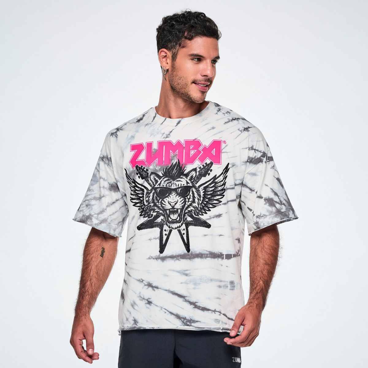 Rock 'n' Roll Oversized Drop Shoulder Tee