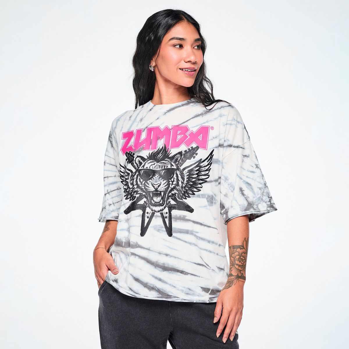 Rock 'n' Roll Oversized Drop Shoulder Tee
